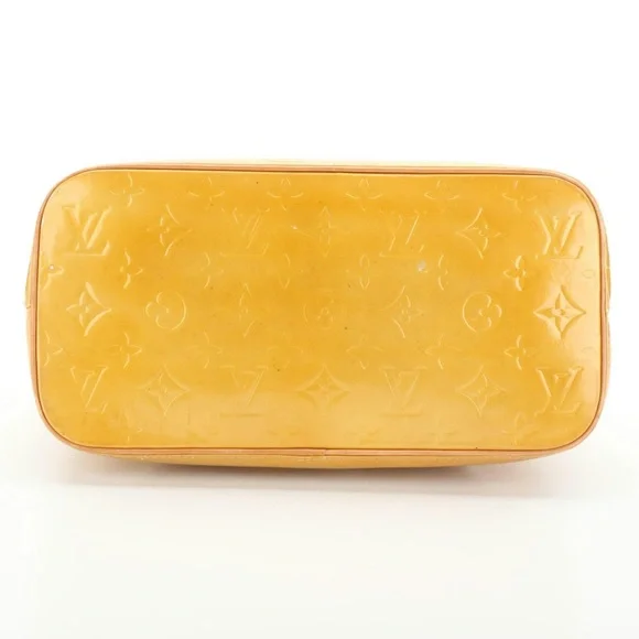 Authentic Louis‎ Vuitton Vernis Houston Shoulder Hand Bag Yellow - Picture 5 of 8